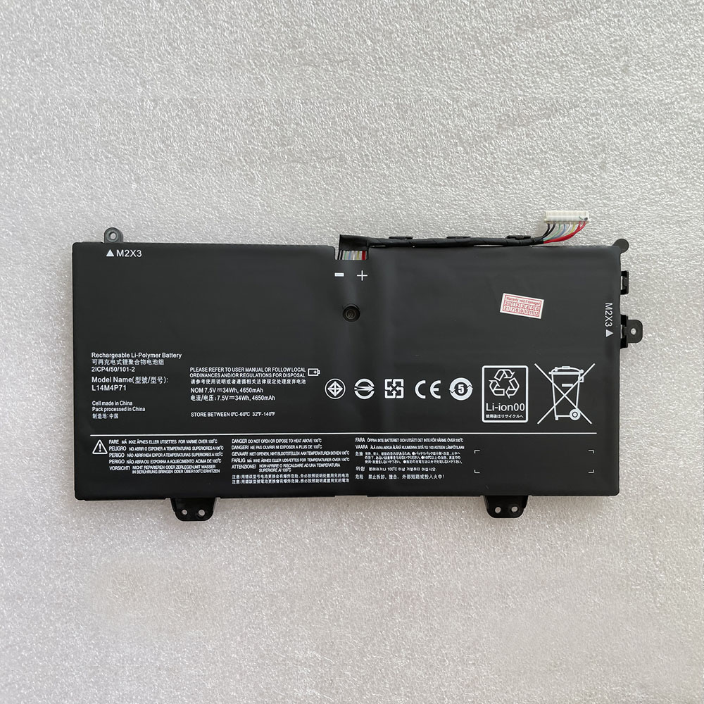 A 4680mAh/34Wh 7.6V batterie