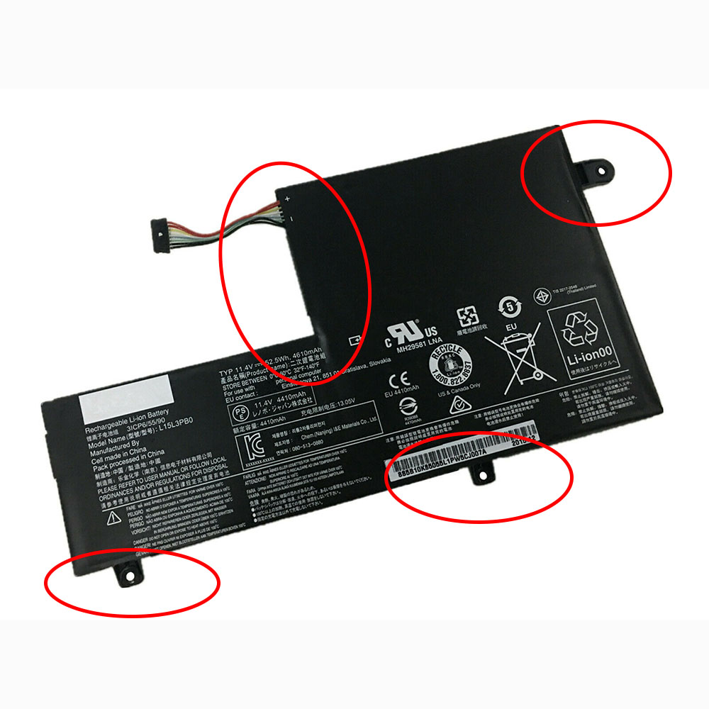 Lenovo 52.5Wh/4645mAh 11.4V batterie