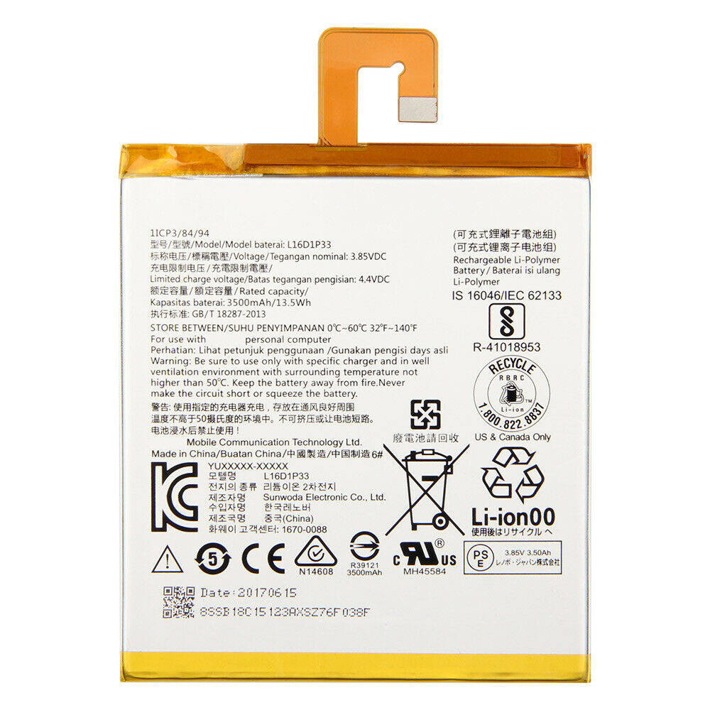 D 3500mAh/13.5WH 3.85V/4.4V batterie