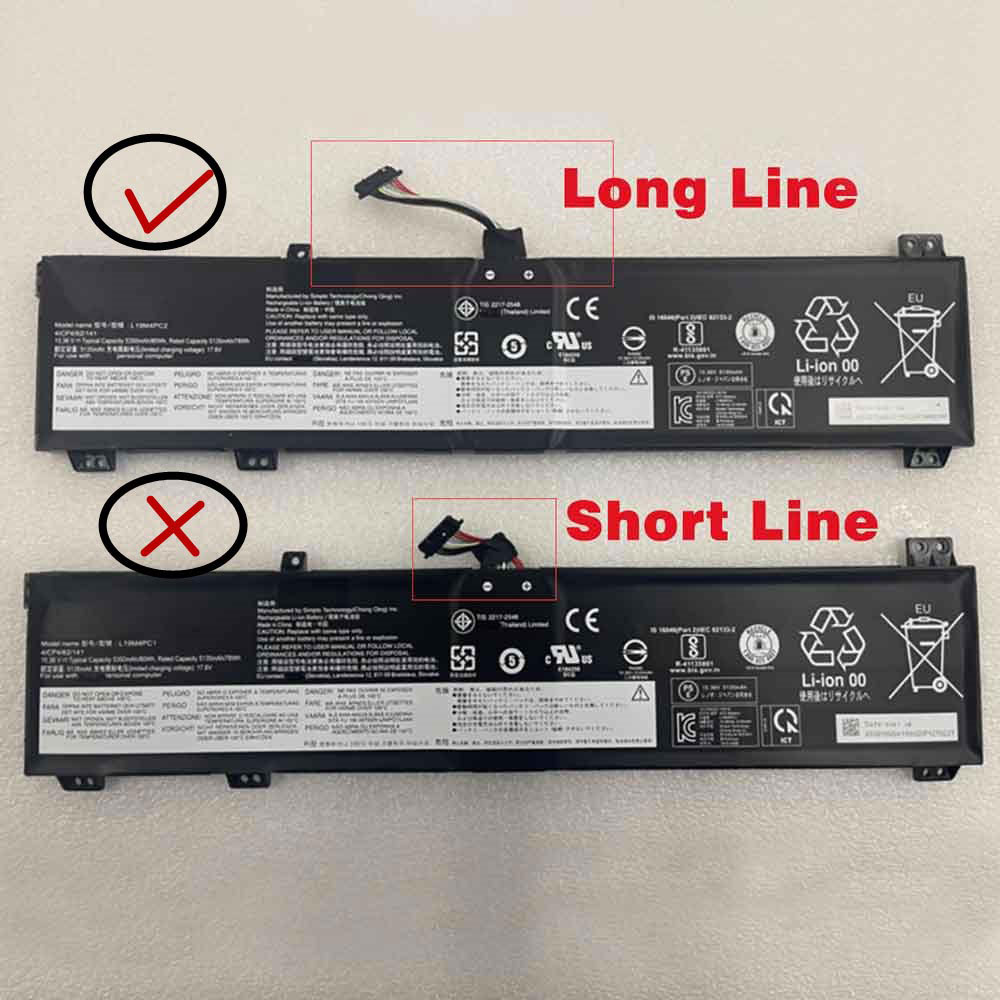 L19C4PC1 Batterie ordinateur portable