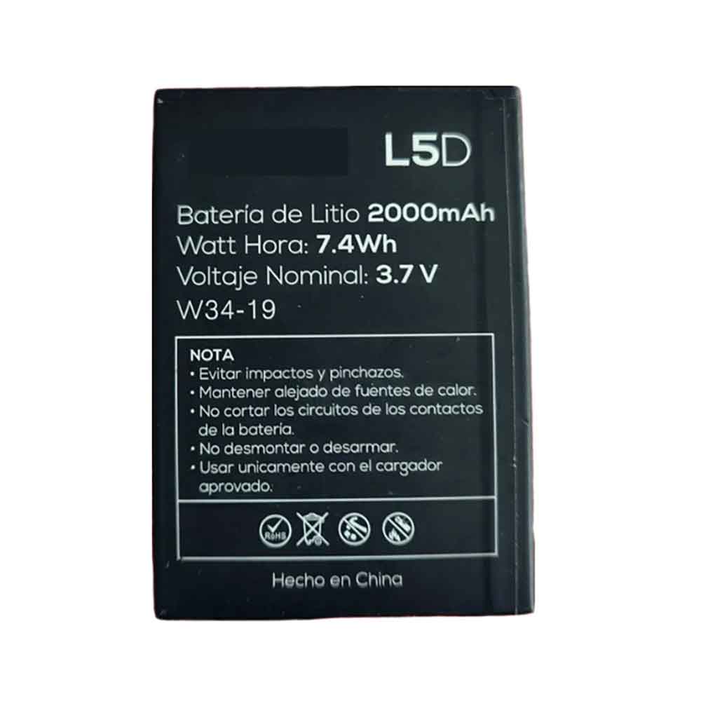 C 2000mAh 3.7V batterie