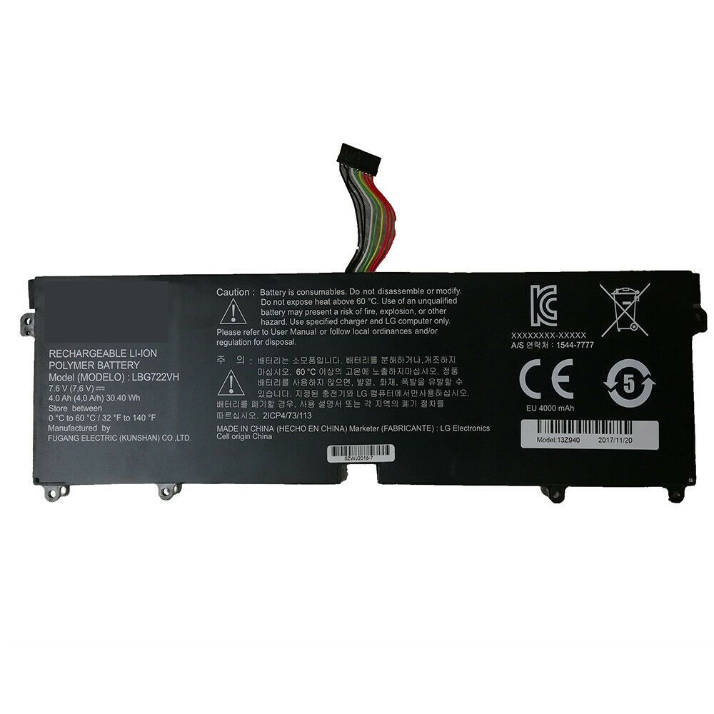  30.4Wh/4000mAh 7.6V batterie