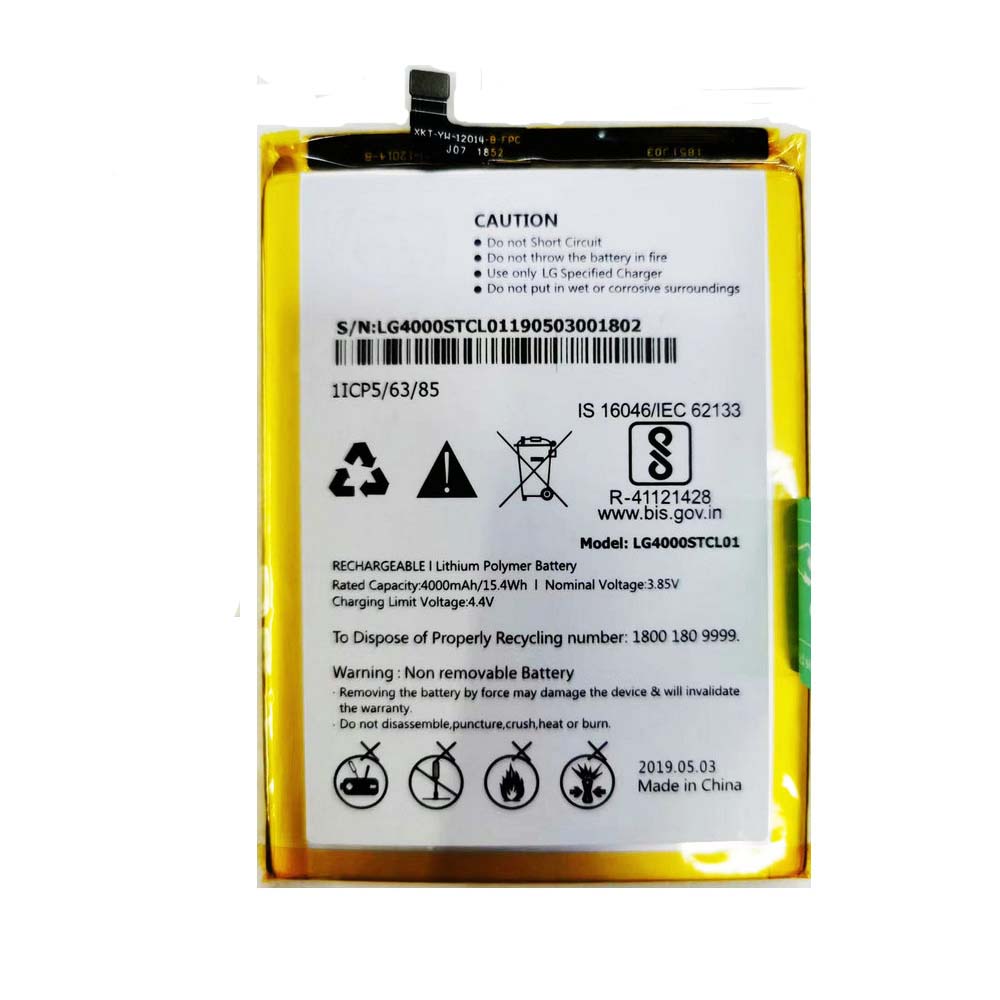 4 4000mAh/15.4WH 3.85V/4.4V batterie