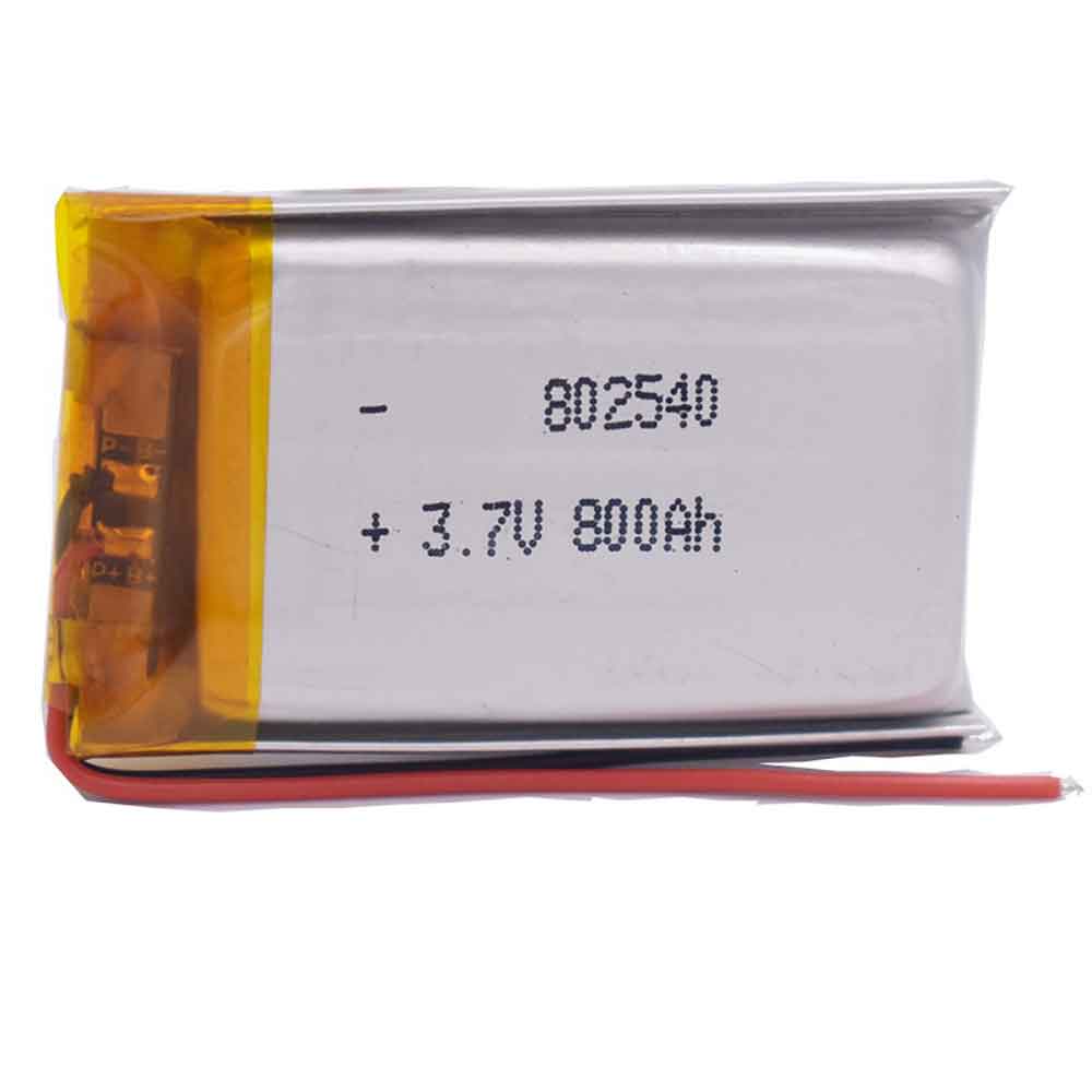 A 800mAh 3.7V batterie