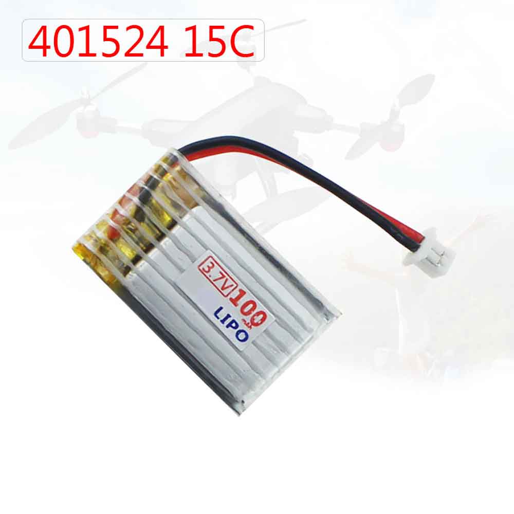 in 100mAh 3.7V batterie