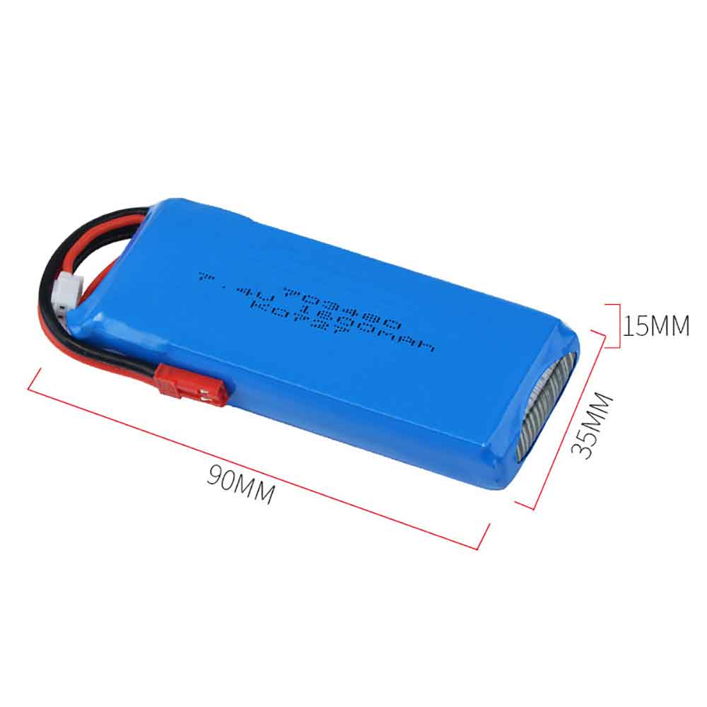 4 1600mAh 7.4V batterie