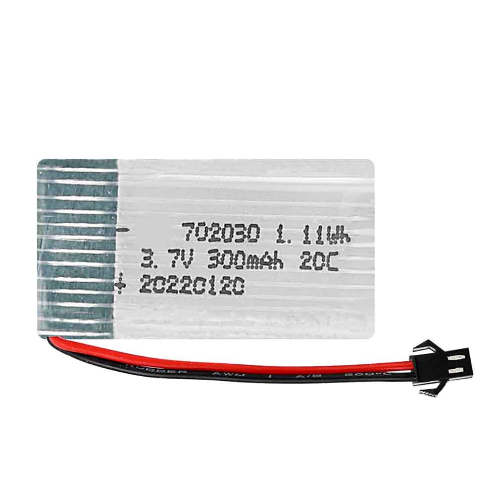 C 300mAh 3.7V batterie