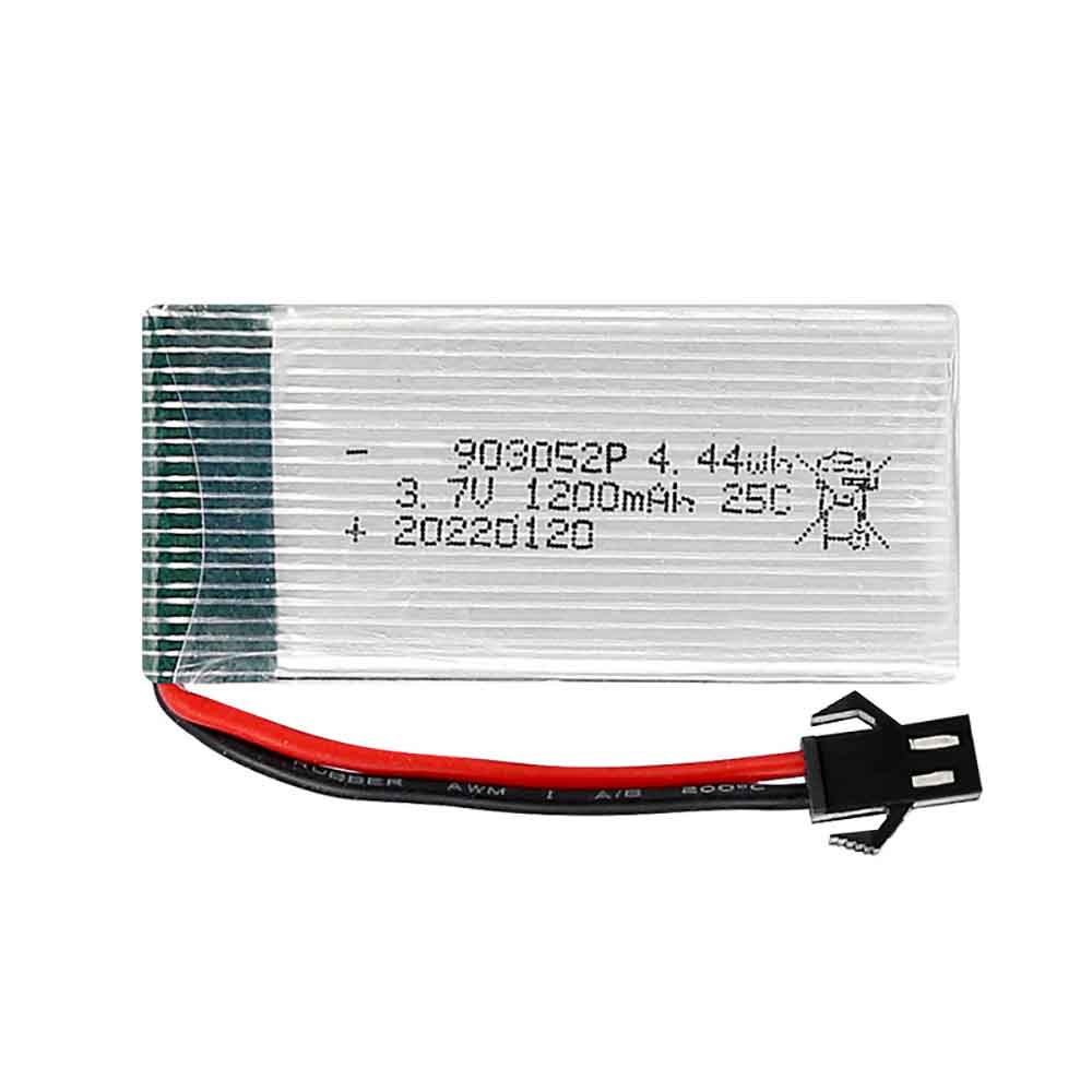 D 1200mAh 3.7V batterie