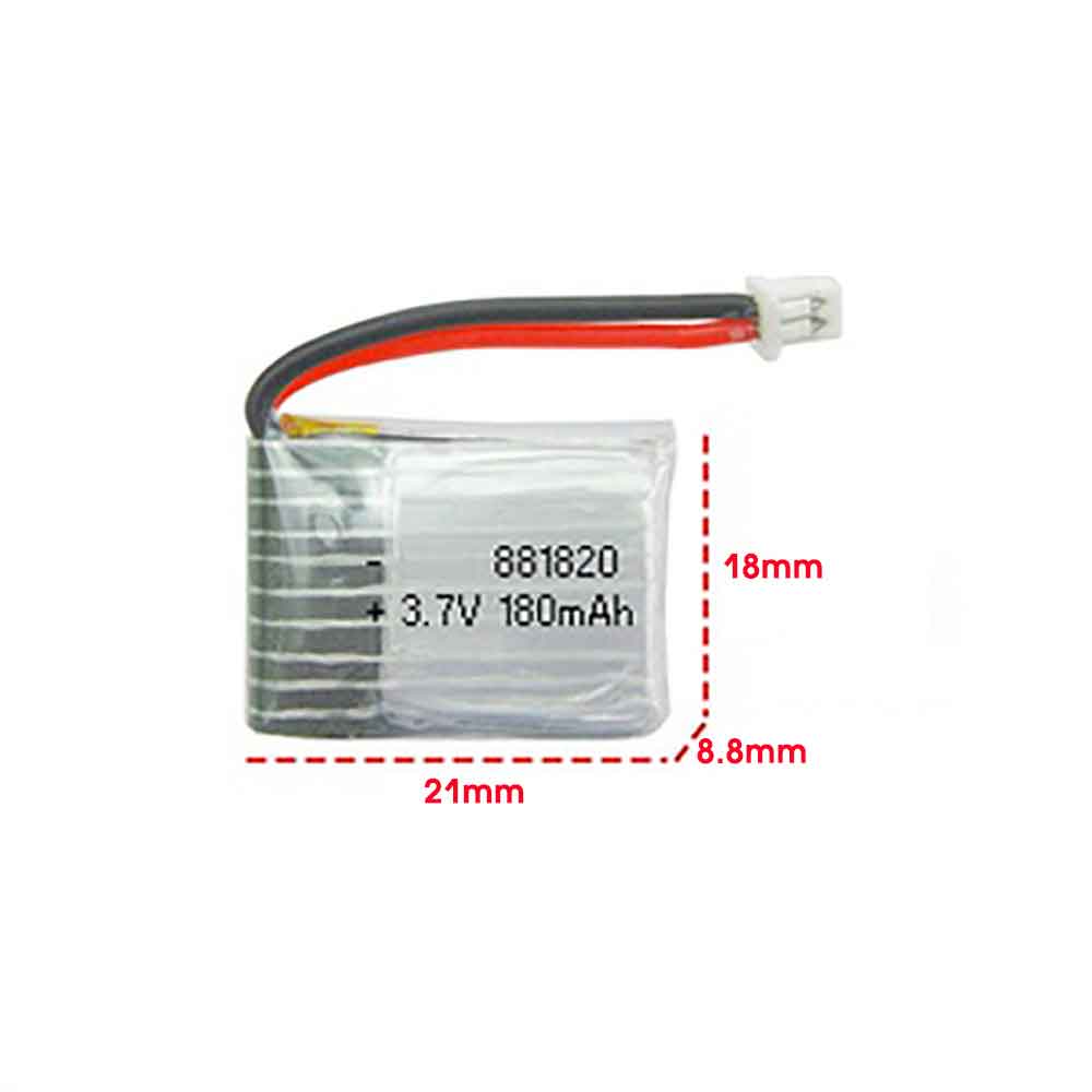  180mAh 3.7V batterie