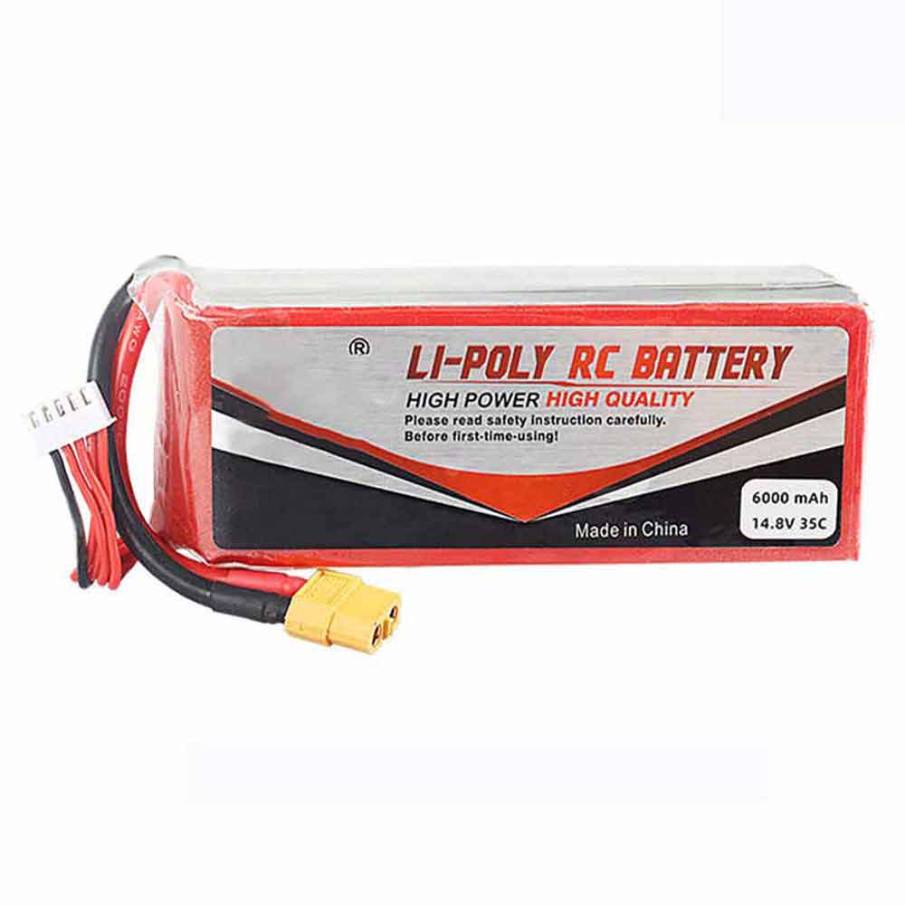 One 6000mAh 14.8V batterie