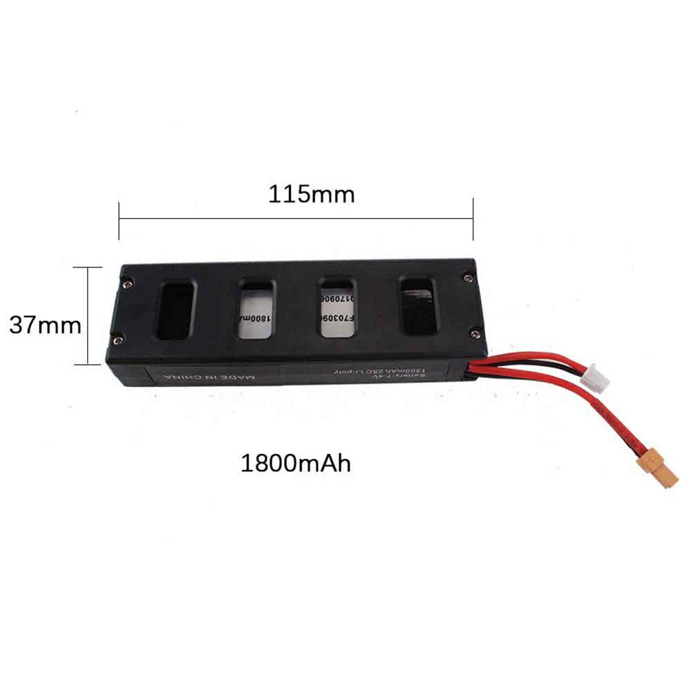 B 1800mAh 7.4V batterie