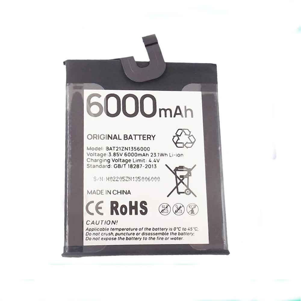 A 6000mAh 3.85V batterie