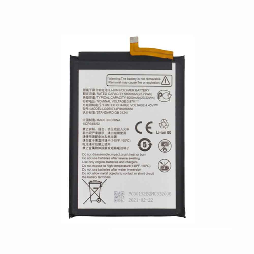 T 6000mAh 3.87V batterie