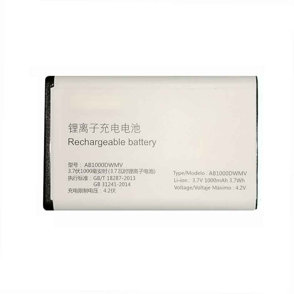 AB 1000mAh 3.7V batterie