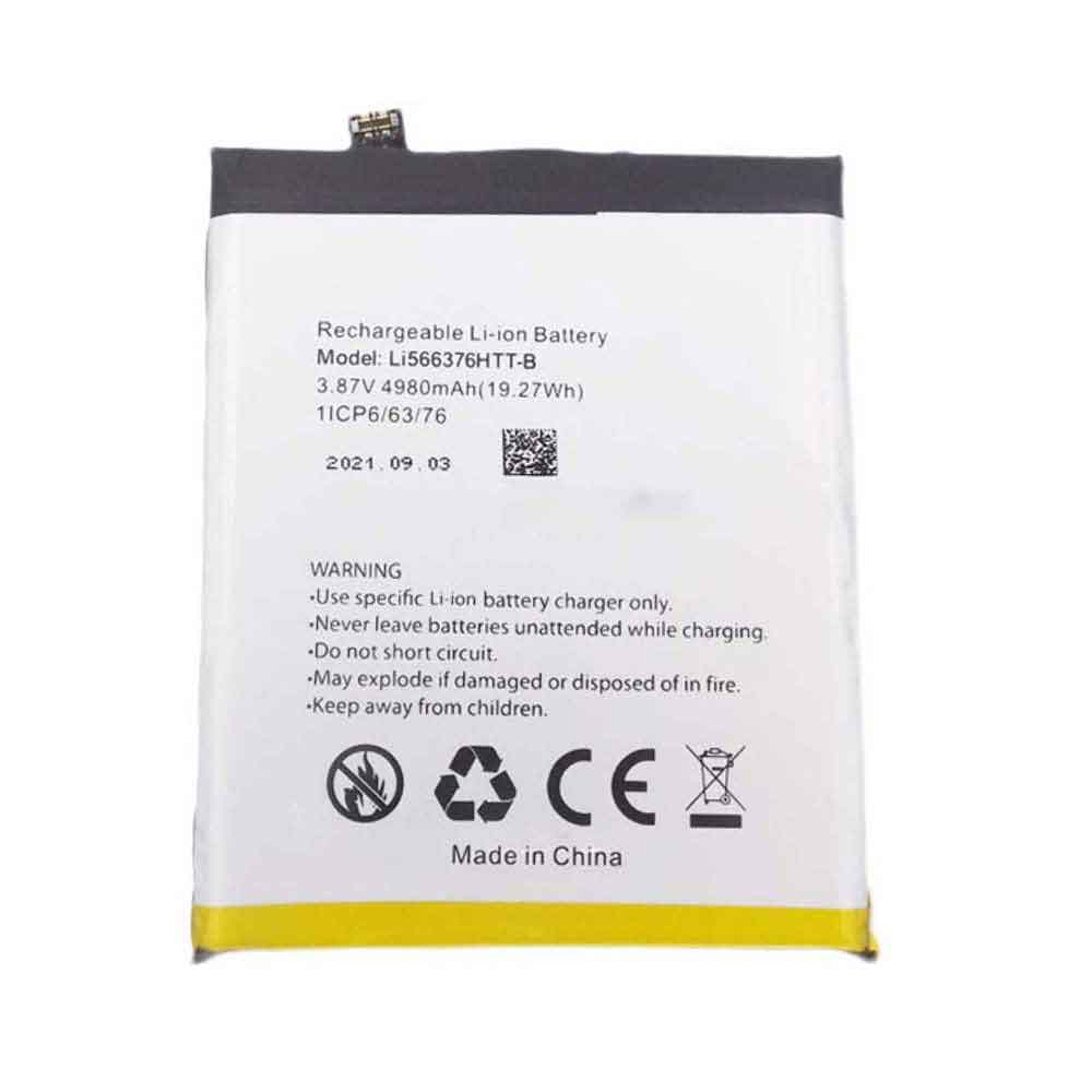 Li566376HTT 4980mAh 3.87V batterie