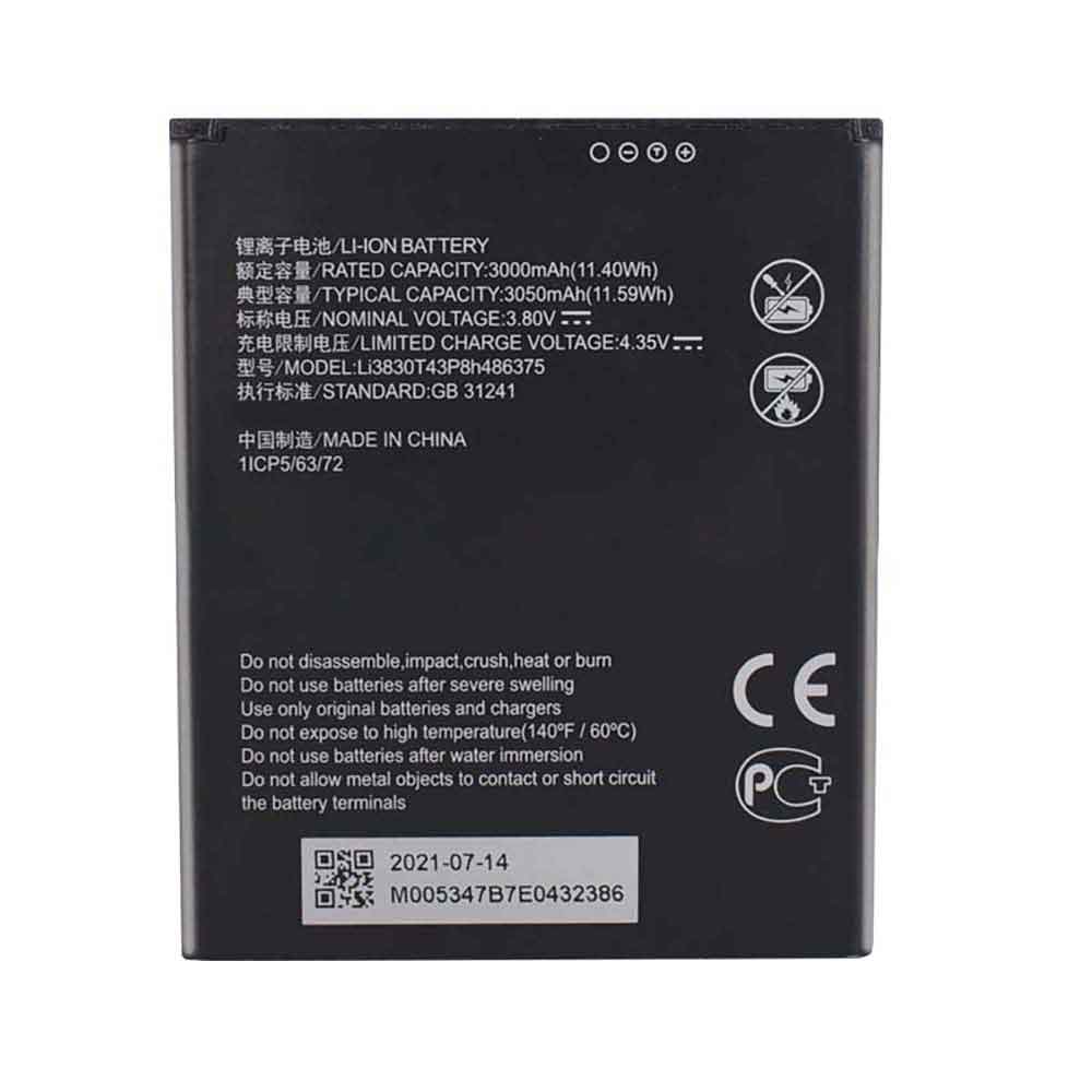 3 3050mAh 3.8V batterie