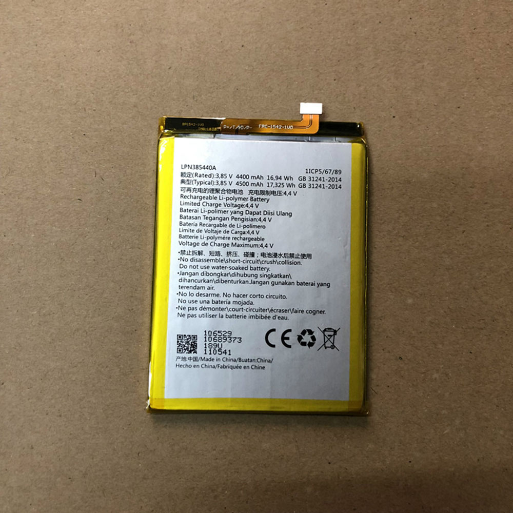 S 4400mAh 3.85V/4.4V batterie