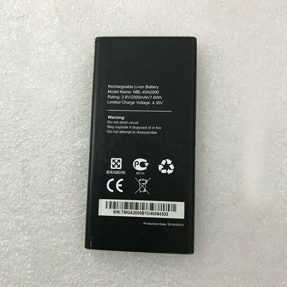  2000mAh 3.8V/4.35V batterie