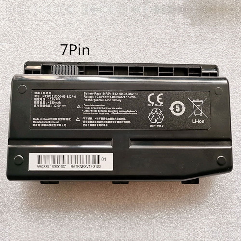 NFSV151X-00-03-3S2P-0 47.52Wh/4400mAh 10.8V/11.26V batterie