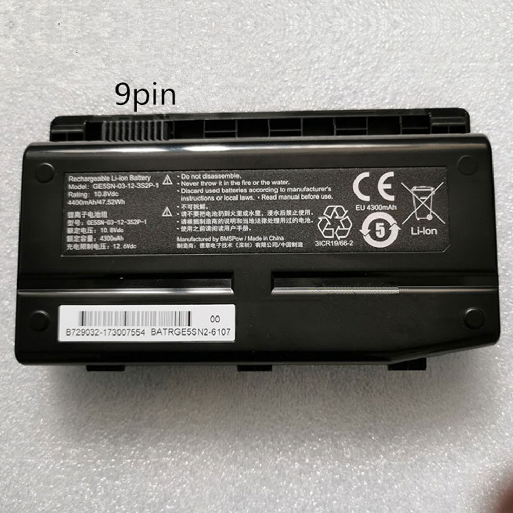 B 47.52Wh/4400mAh 10.8V/11.26V batterie