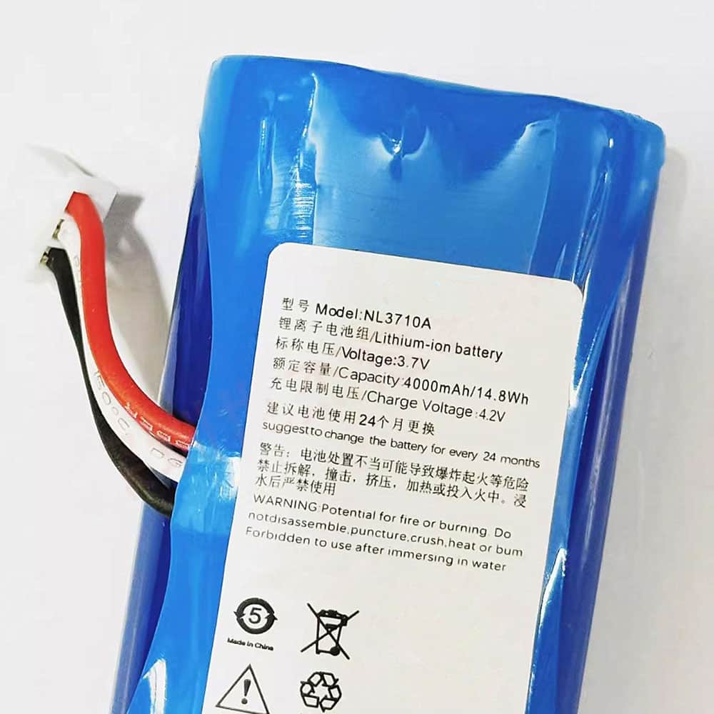 A 4000mAh/14.8Wh 3.7V batterie