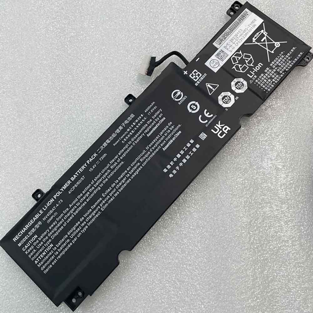 or 4600mAh 15.4V batterie