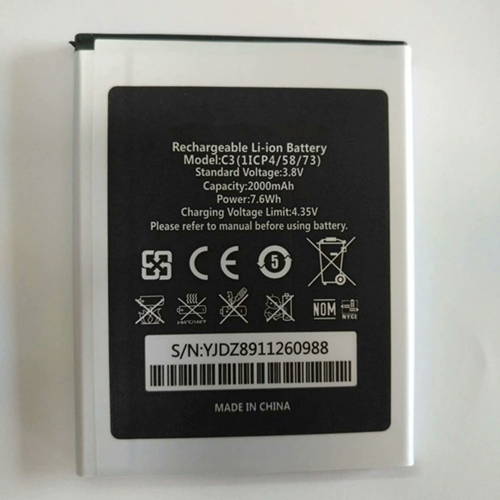 C3 2000mAh/7.6WH 3.8V/4.35V batterie
