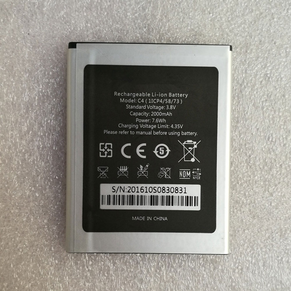 C 2000mAh/7.6WH 3.8V/4.35V batterie