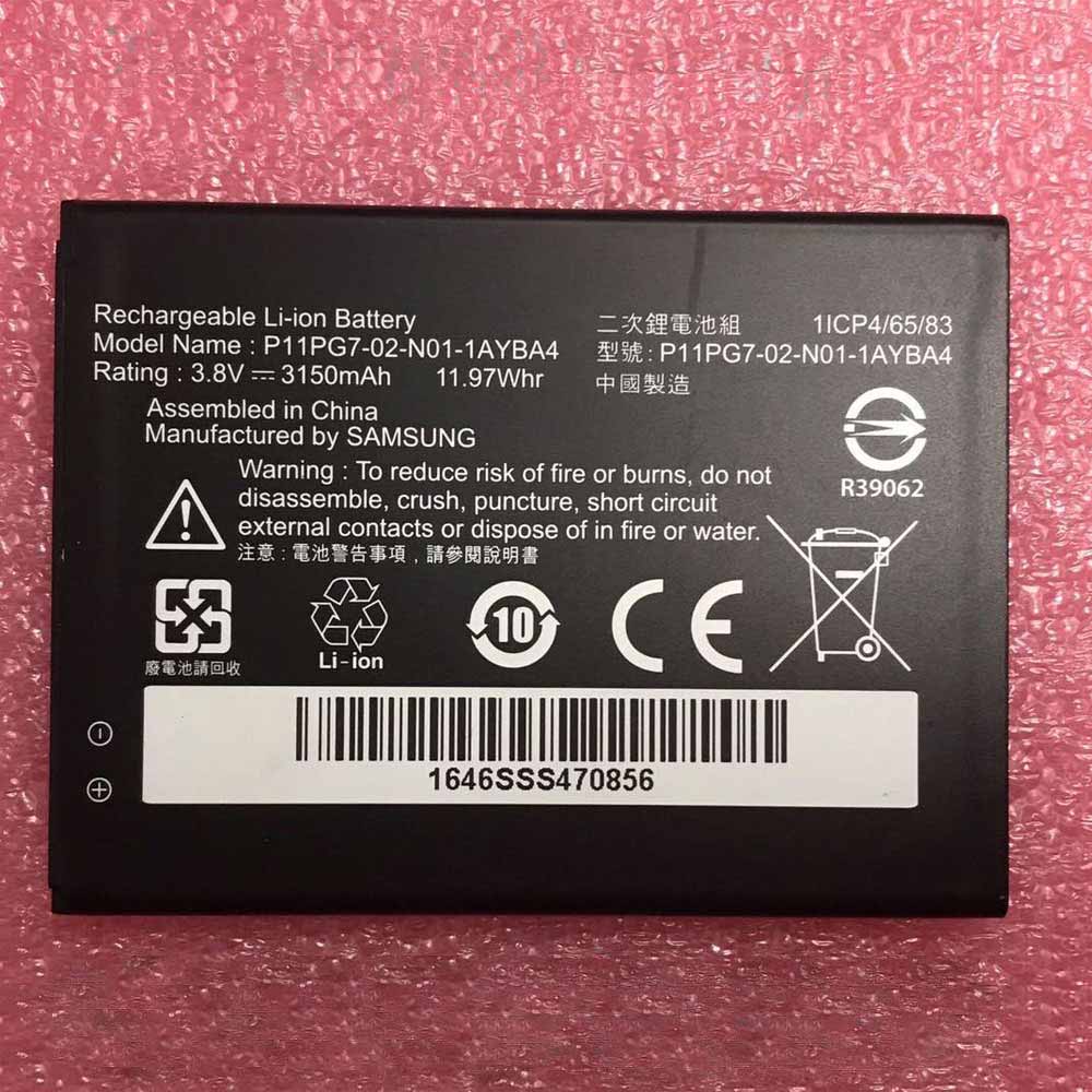 1 3150mAh 11.97Wh 3.8V/4.35V batterie