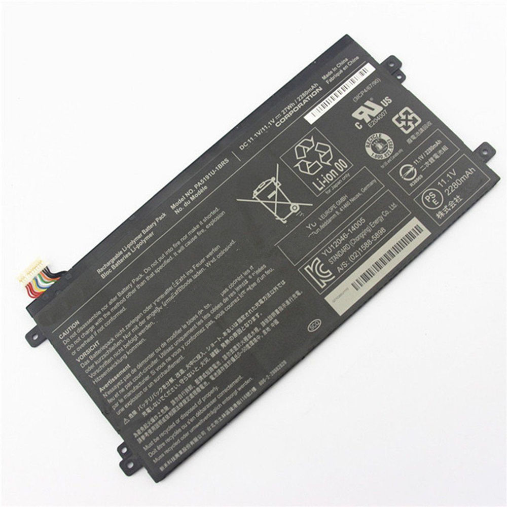 Toshiba 2280mAh/27WH 11.1V batterie