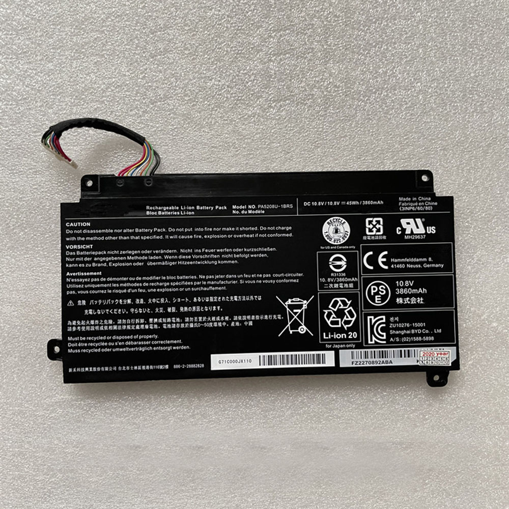 Toshiba 3860mAh/45Wh 10.8V batterie