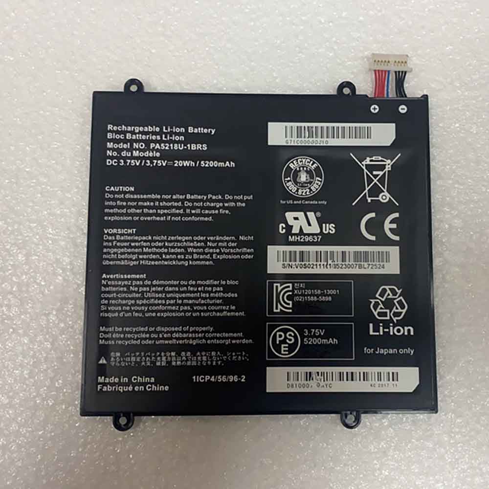 T 5200mAh 3.75V batterie