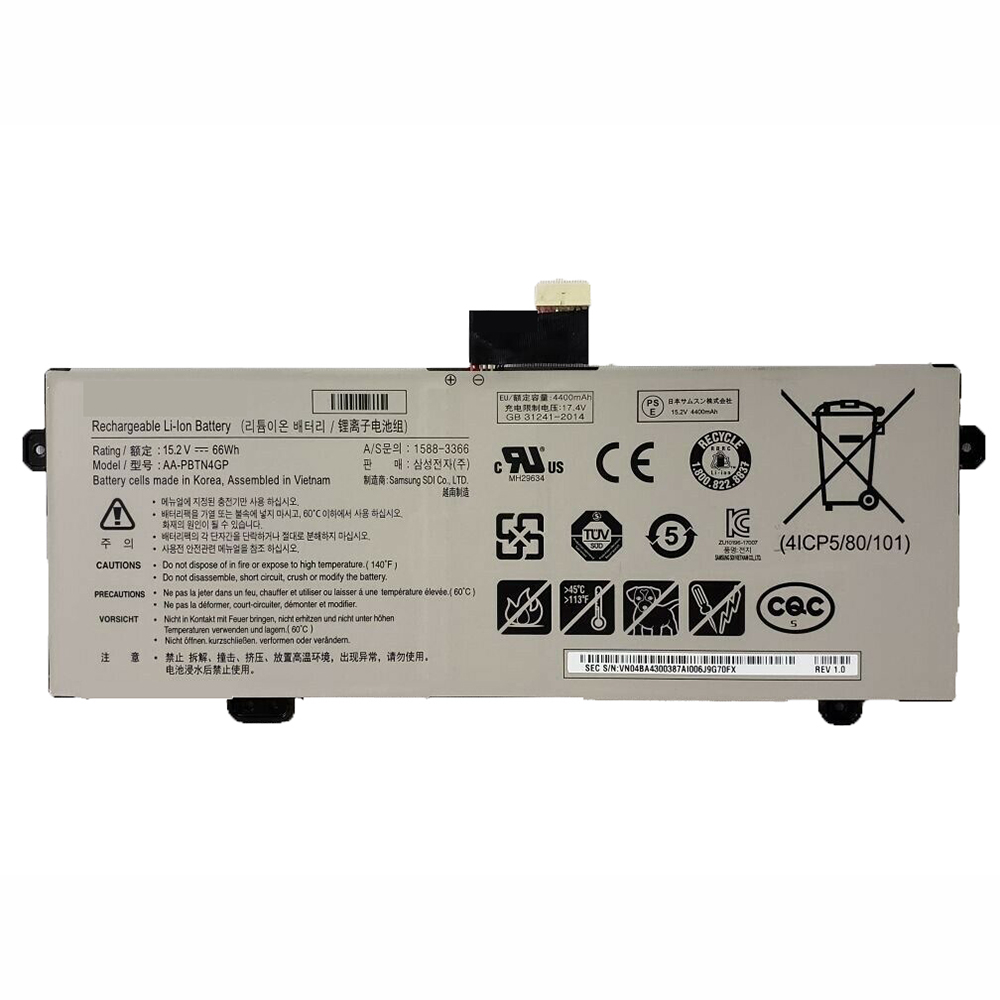 S 4400mAh/66WH 15.2V/17.4V batterie