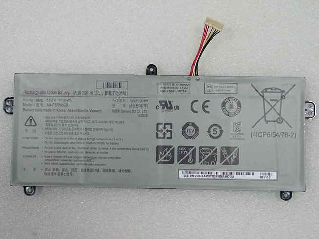 T 93Wh/6180mAh 15.2V batterie