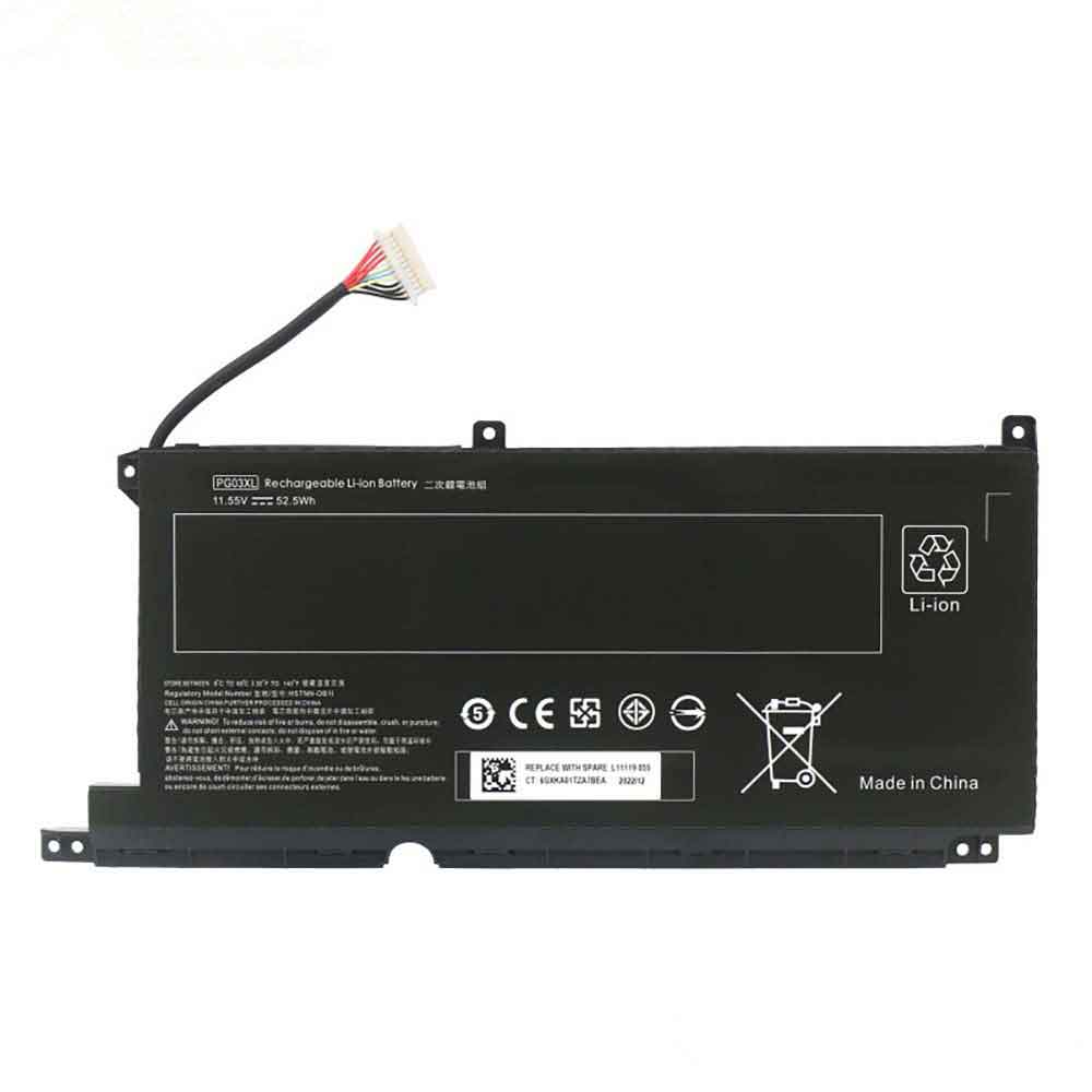 G03 5430mAh/65WH 11.55V/13.2V batterie