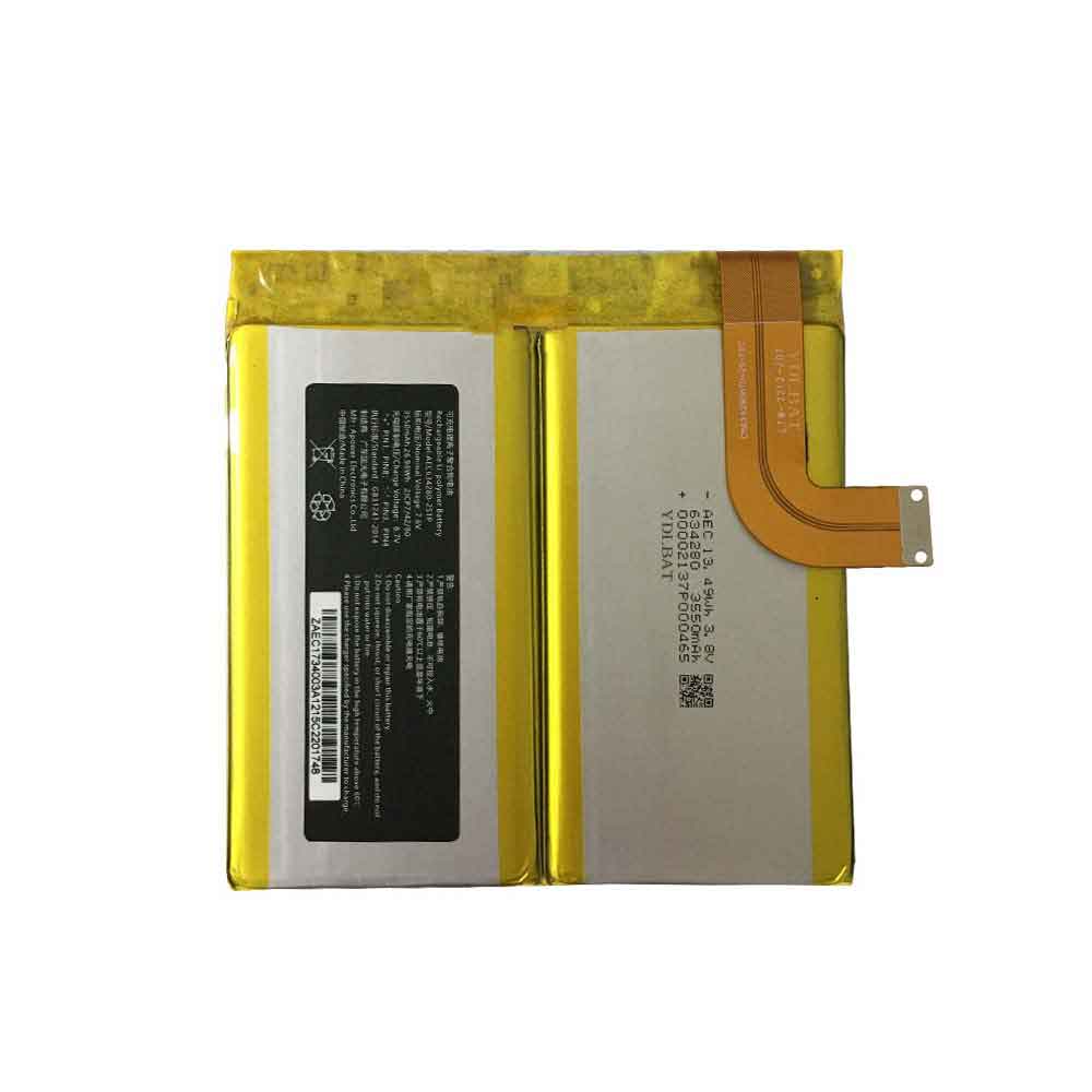 K 3550mAh 7.6V batterie