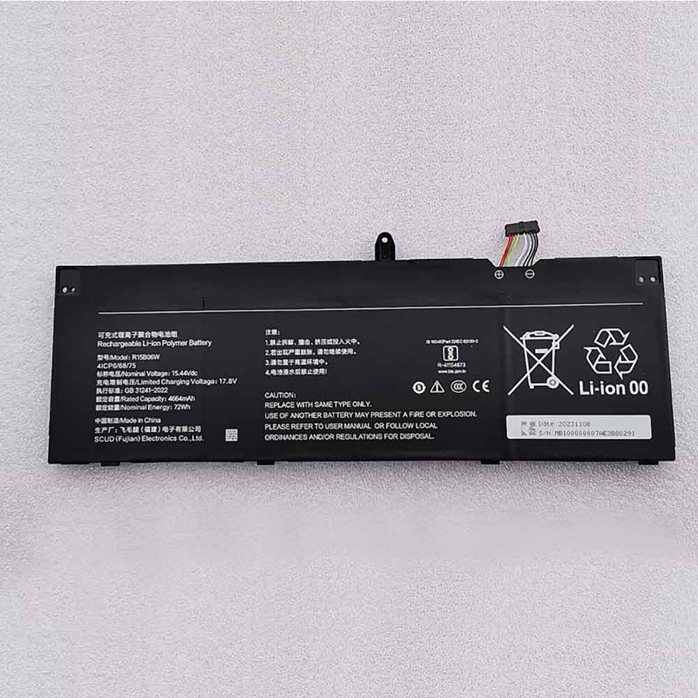 F 4664mAh 15.44V batterie