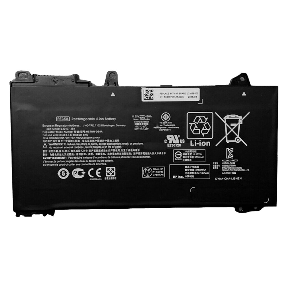 HP 3750mAh/45WH 11.55V/13.2V batterie