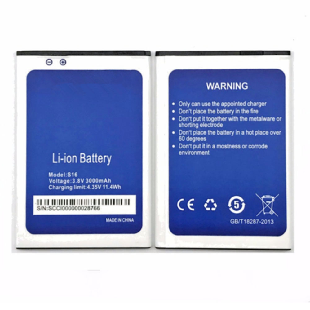 S16 3000mAh/11.4Wh 3.8V/4.35V batterie