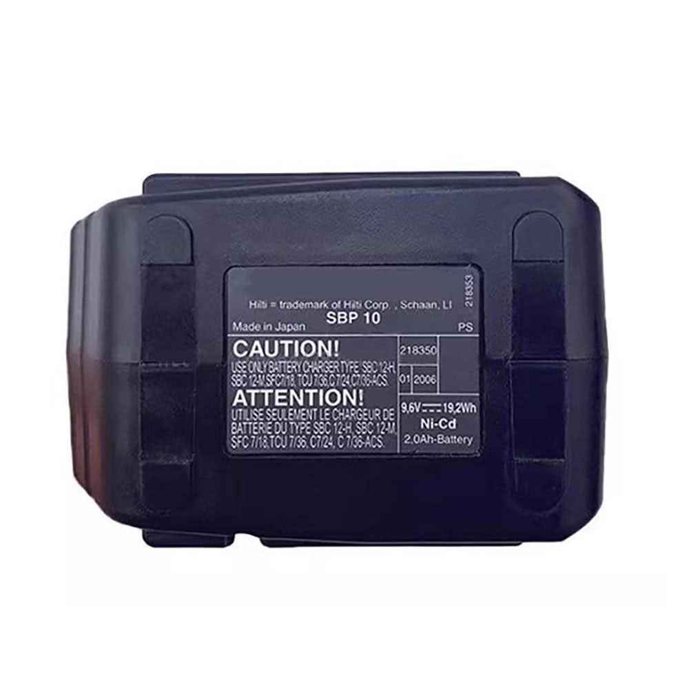 B 2000mAh 9.6V batterie