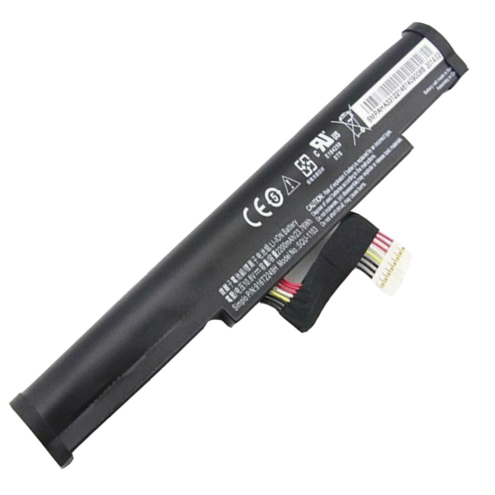 Hasee 2200mAh 23.76Wh 10.8V batterie
