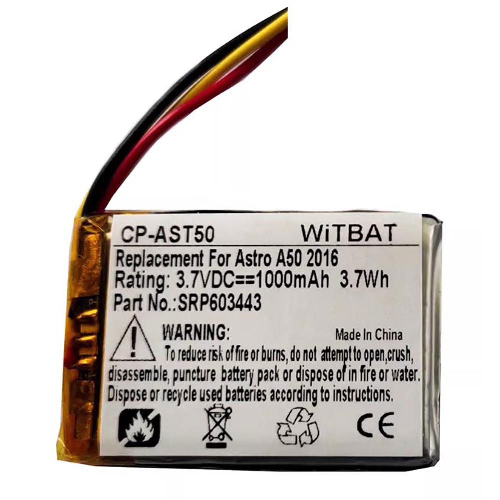 50 1000mAh/3.7Wh 3.7V batterie