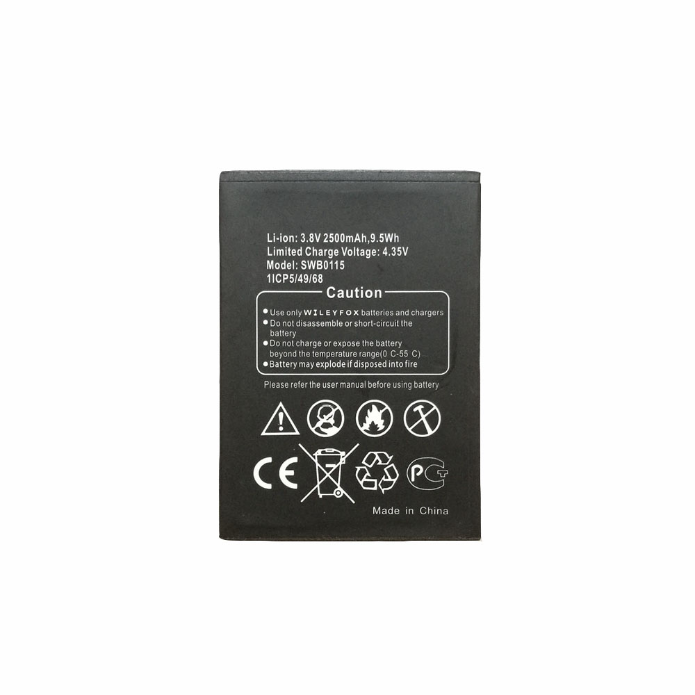 B 2500mAh/9.5WH 3.8V/4.35V batterie