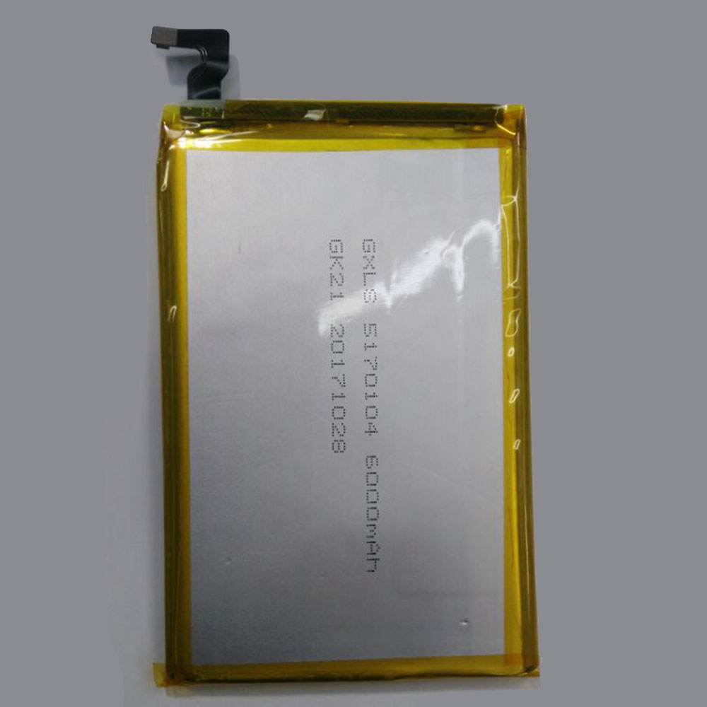 A 6000mAh 3.8V/4.35V batterie