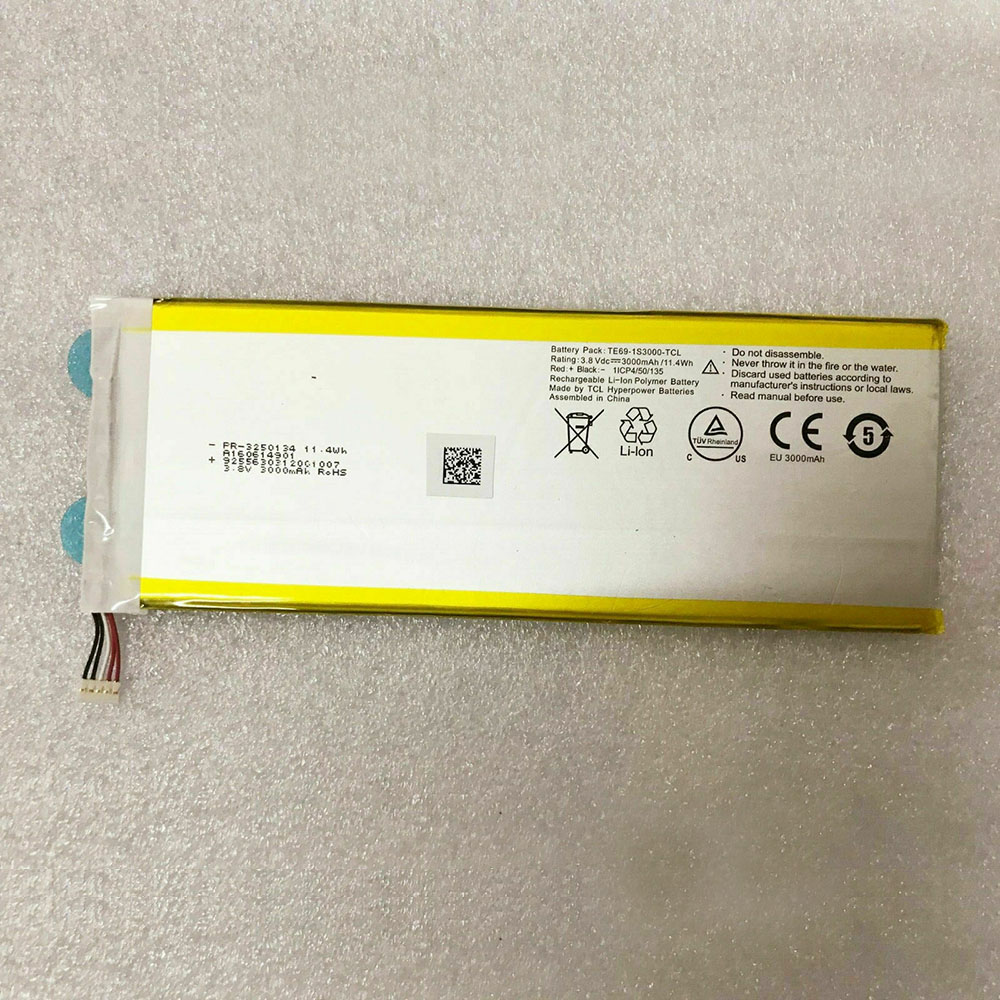 4 3000mAh/11.4WH 3.8V batterie