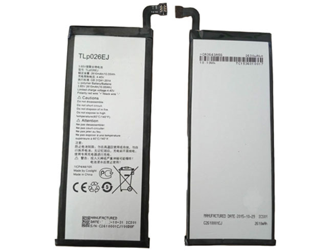 T6 2610MAH/10.05Wh 3.85V/4.4V batterie