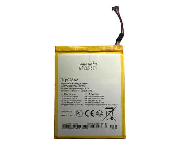 B 2820MAH/10.6Wh 3.75V/4.2V batterie