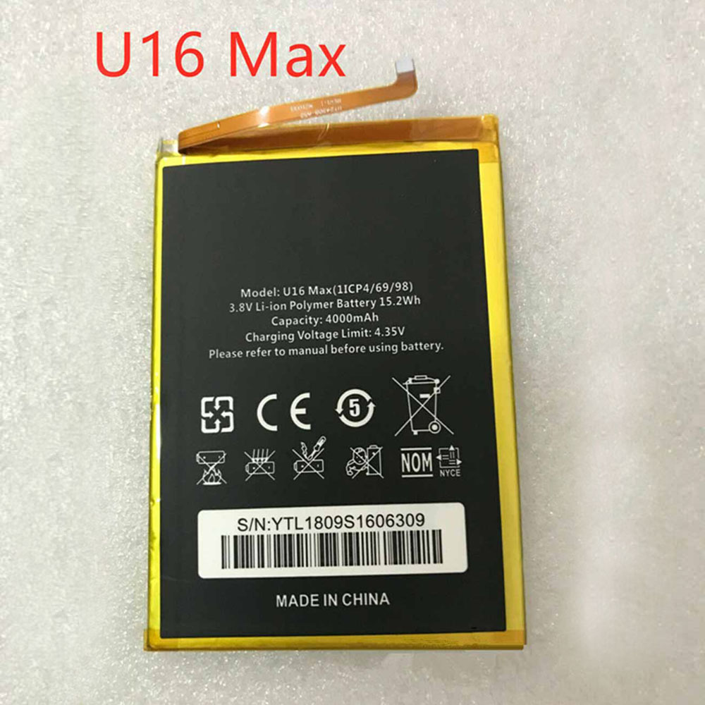 MAX 4000mAh/15.2WH 3.8V/4.35V batterie