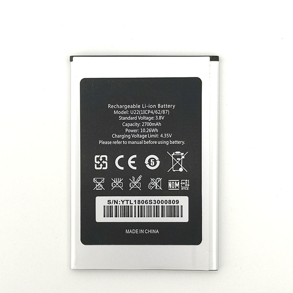 C 2700mAh 3.8V/4.35V batterie