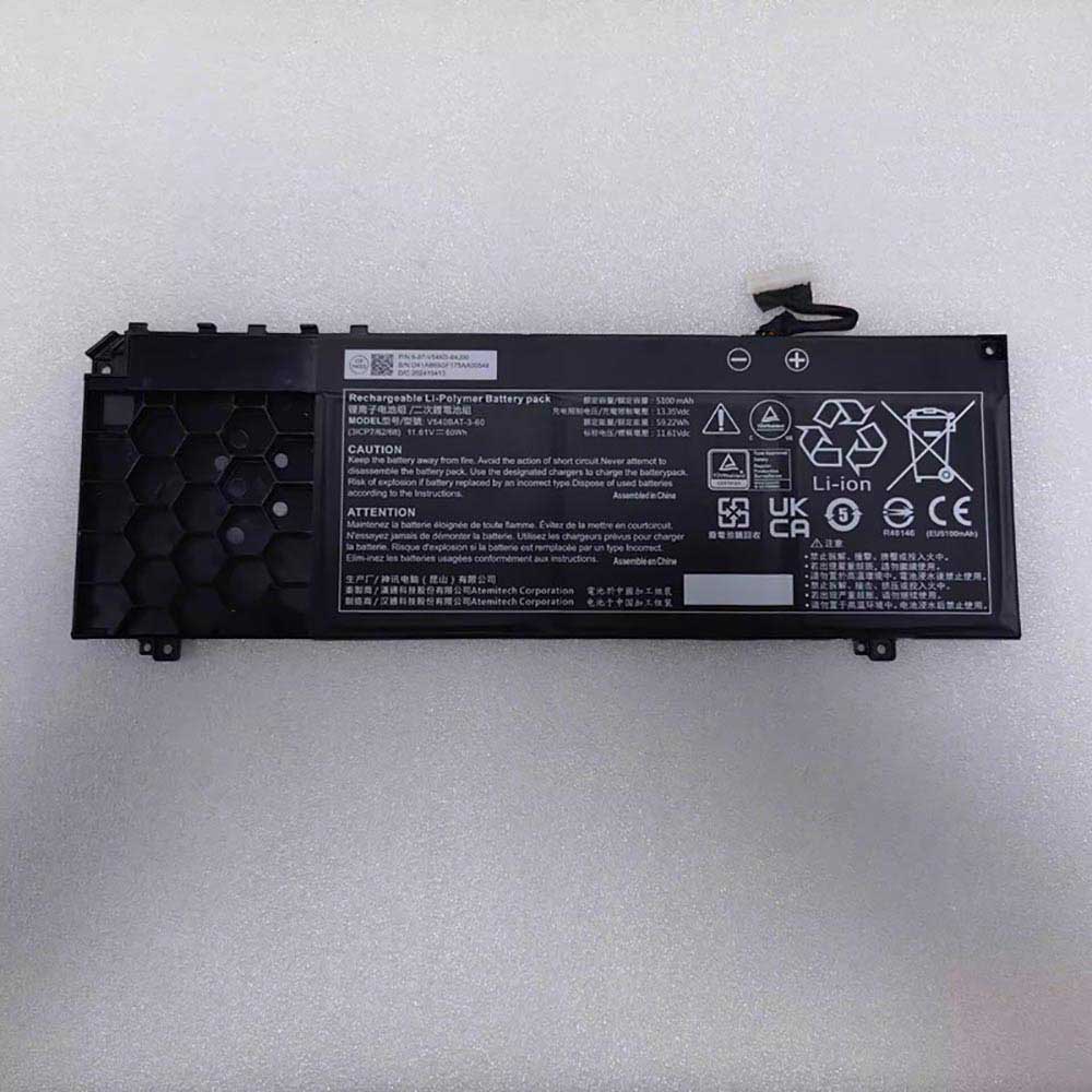 V540BAT-3-60 Batterie ordinateur portable